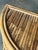 1970s Burnt Bamboo and Rattan Demilune Console Table For Sale - Image 12 of 12