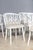 Painted Beech Chairs with Padded Fabric Seats, 1970s, Set of 6 For Sale - Image 4 of 18