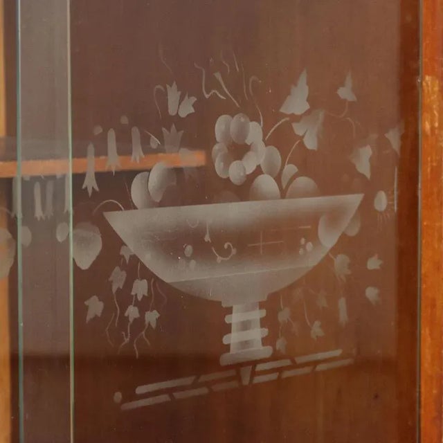 Brown Vintage Walnut Veneer Sideboard with Mirror, Italy, 1960s For Sale - Image 8 of 12