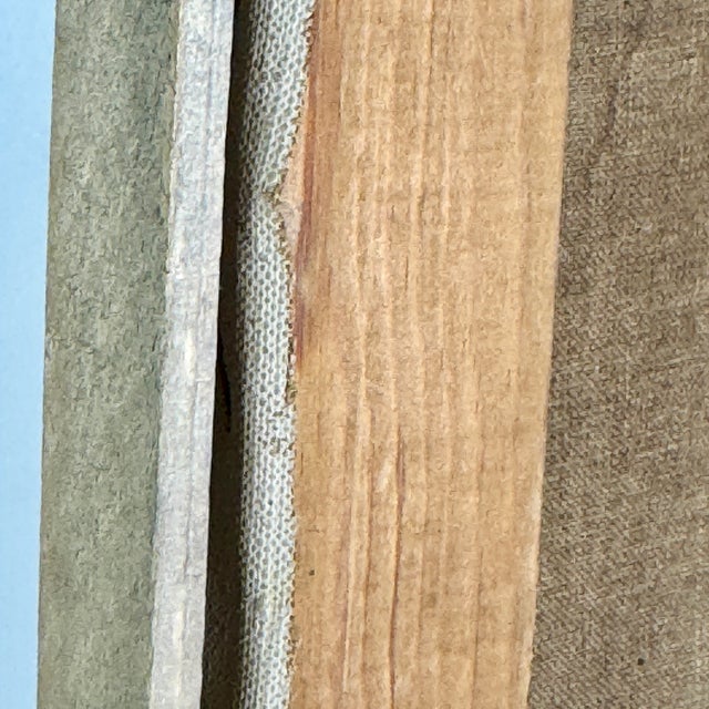 Late 20th Century Stupendous Vintage Original Oil on Canvas Painting of Cubist Inspired Twin Women, Framed For Sale - Image 9 of 11