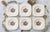 Ceramic Vintage Crown Ducal "Florentine" Floral Square Plate Set - Set of 6 For Sale - Image 7 of 11