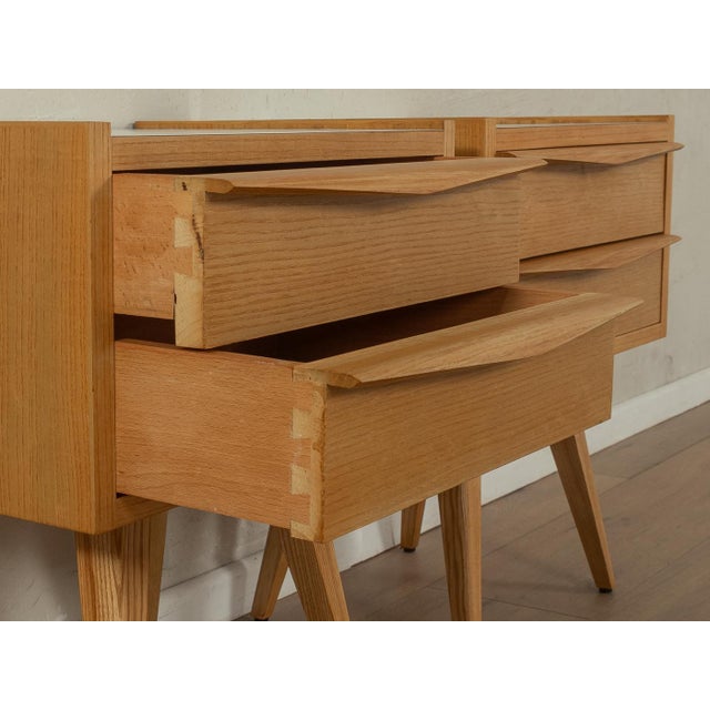 Wood Vintage Bedside Tables, 1950s, Set of 2 For Sale - Image 7 of 10