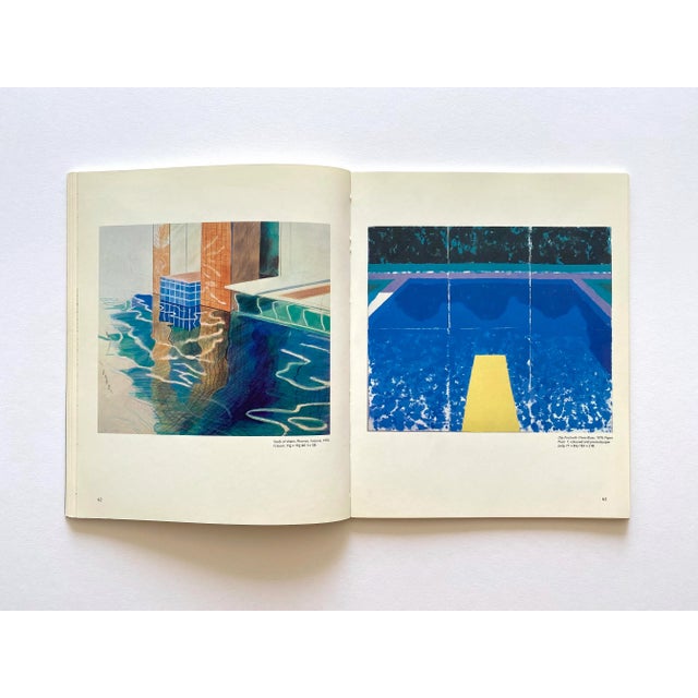 " Pictures by David Hockney " Vintage 1979 First Edition Lithograph Print Pop Art Book For Sale - Image 9 of 12