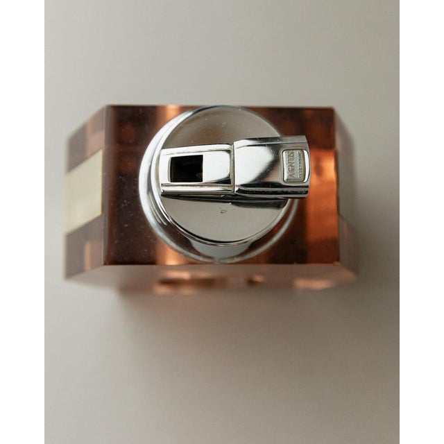 Vintage Acrylic Glass Table Lighter by Astrolite For Sale - Image 5 of 11