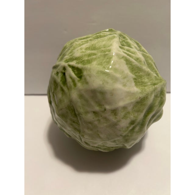 Mid 20th Century Ceramic Cabbage For Sale - Image 4 of 12