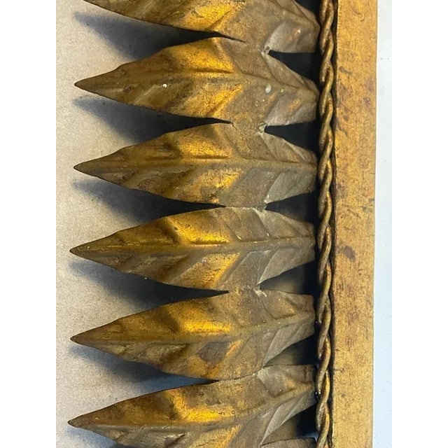 Gold Italian Sun Mirror, 1950s For Sale - Image 8 of 10