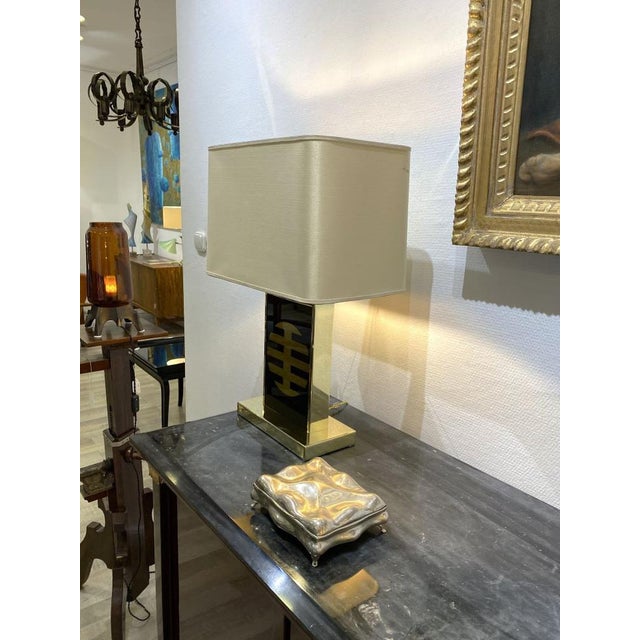 Metal Art Deco Table Lamps, 1950, Set of 2 For Sale - Image 7 of 10