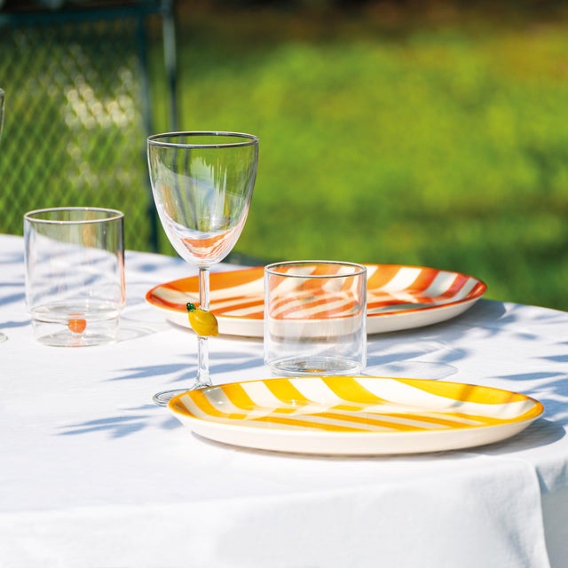 Contemporary Teca Frutta Goblet - Lemon For Sale - Image 3 of 5