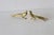 Vintage Italian Decorative Sculptural Goldtone Male Female Pheasants Mid Century-a Pair For Sale - Image 15 of 16