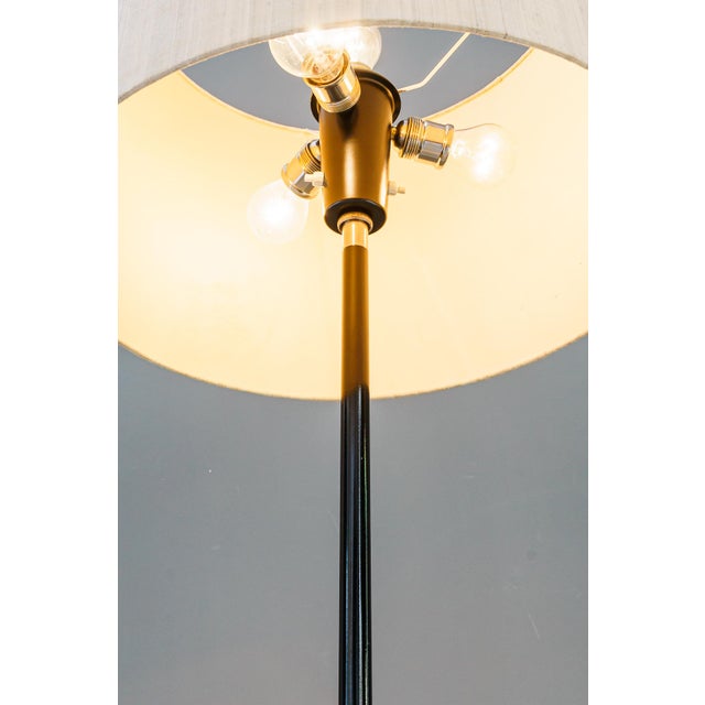 Adjustable Floor Lamp with Fabric Shade by J. T. Kalmar for J.T. Kalmar, Vienna, 1950s For Sale - Image 9 of 16