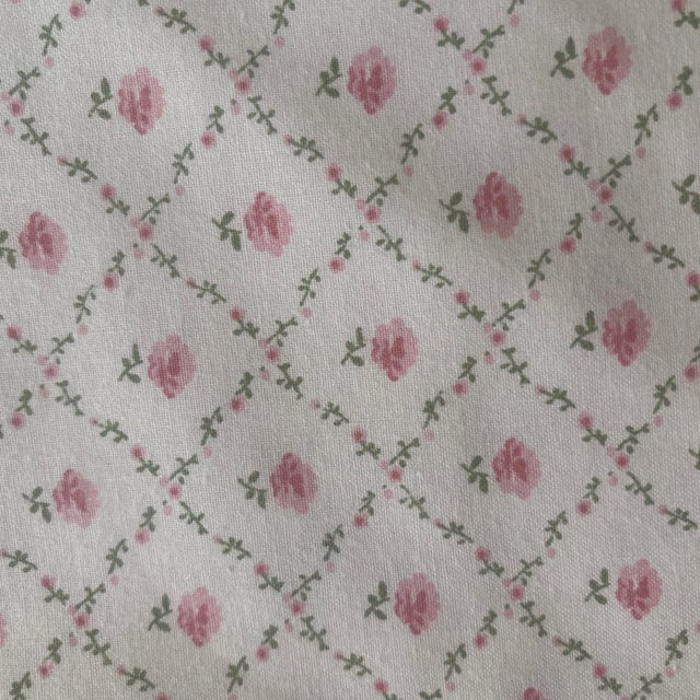 2010s Laura Ashley Pink Rose English Country Fabric 86” X 56” For Sale - Image 5 of 5