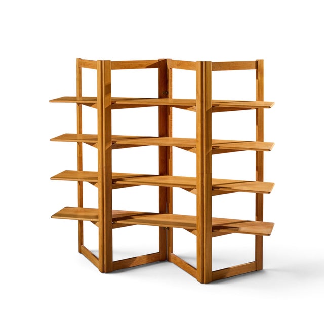 Kurt Østervig Style Mid Century Teak Bookshelf Room Divider For Sale - Image 9 of 9
