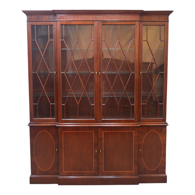 Baker Historic Charleston Mahogany Breakfront Chairish