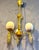Antique Empire Lamp in Brass and Glass, 1890s For Sale - Image 6 of 7
