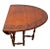 Antique Oval Gate Leg Kitchen Table Drop Side Leaf Carved Mahogany Barley Twist For Sale - Image 4 of 13