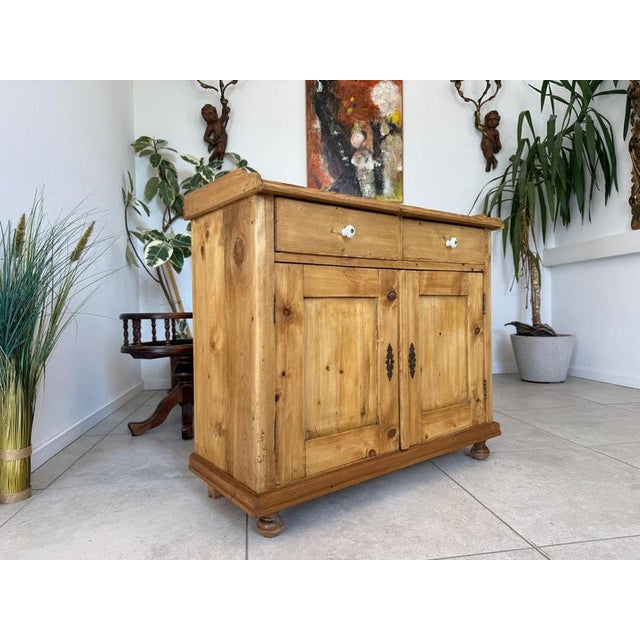 Rustic Shop Apothecary Cabinet For Sale - Image 7 of 14