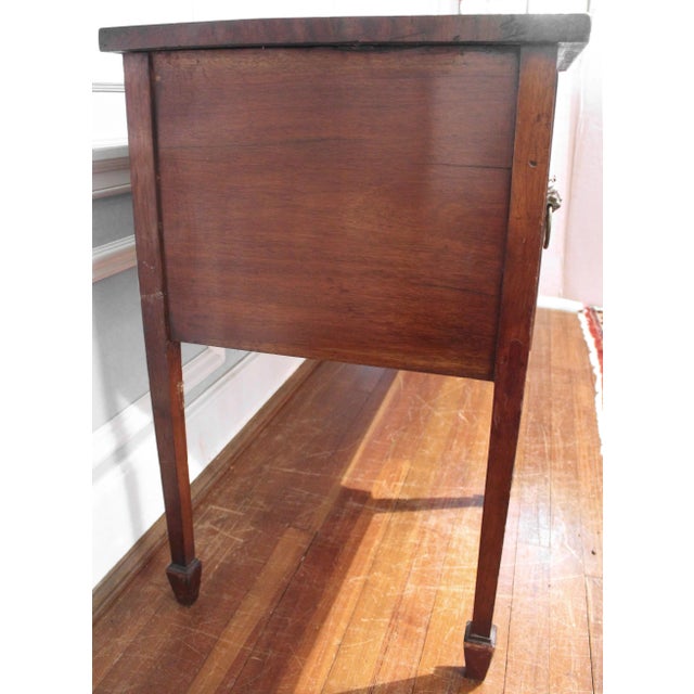 Early 19th Century George III English Serpentine Form Sideboard For Sale - Image 4 of 9