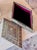 Antique Middle Eastern Marquetry Jewelry Box With Brass Inlay, Circa 1920 For Sale - Image 12 of 13