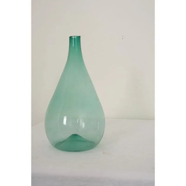 Early 19th Century Italian Early 19th Century Blown Glass Damigiana For Sale - Image 5 of 7