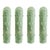 Hammered Green Graniglia Murano Glass Wall Sconces by Simoeng, Set of 4 For Sale - Image 4 of 4