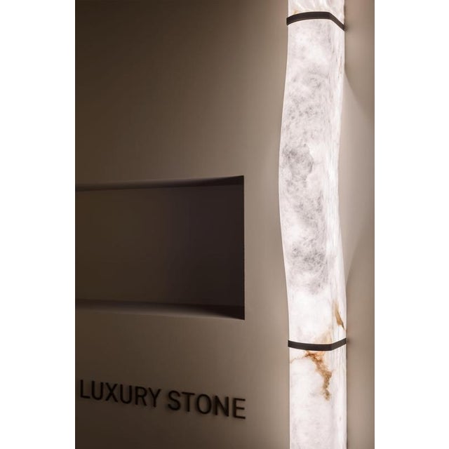 Not Yet Made - Made To Order Signature WS Wall Lamp by United Alabaster For Sale - Image 5 of 6