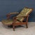 Antique English Mahogany Reclining Armchair with Green Leather Upholstery, 19th Century For Sale - Image 4 of 18
