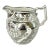 Antique English Silver Resist Lustre Jug Pitcher For Sale