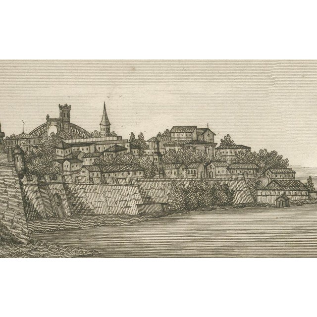 Dubois after Courvoisier, View of the Harbor of Cannes, 1784, Print For Sale - Image 9 of 11