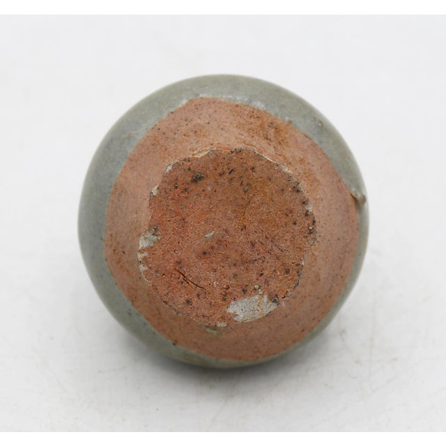 15th Century Thai Sawankhalok Celadon Glazed Pottery Jarlet For Sale In Raleigh - Image 6 of 7