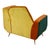 Textile Set of Asymmetrical Armchairs in Multicolored Fabric, 1990s For Sale - Image 7 of 16