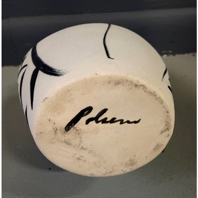 Ceramic 2000s Ceramic Vase With a Woman’s Figure by Donna Polseno Mid Century For Sale - Image 7 of 7