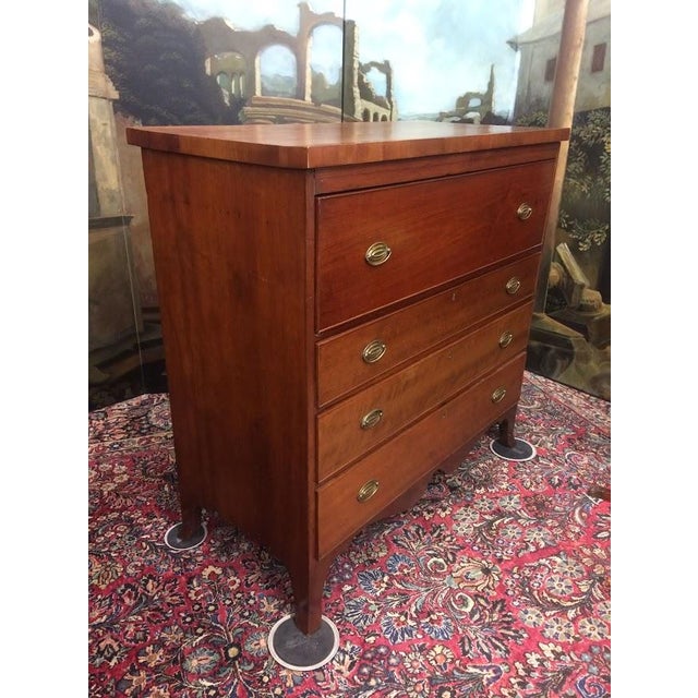 Antique Butler's Desk, Cherry Desk For Sale - Image 6 of 12
