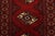 Turkmen Runner 2’6” X 9’7” Red Wool Vintage Tribal Hand-Knotted Oriental Rug For Sale - Image 9 of 13