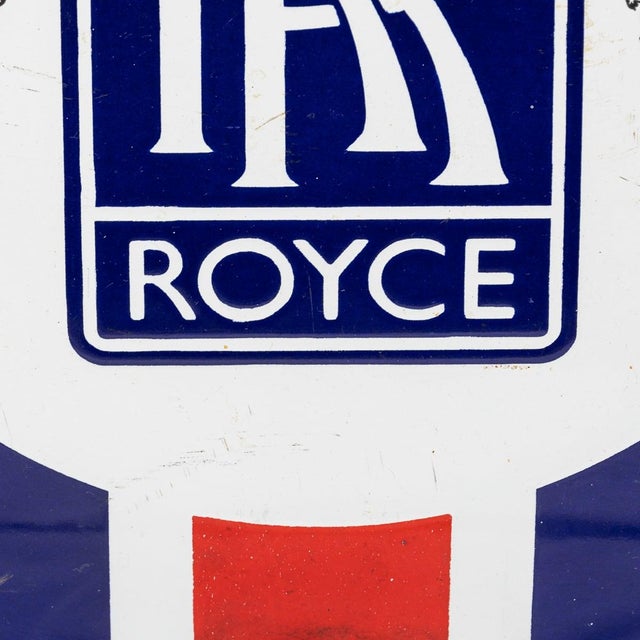 Enamel Rolls Royce Union Jack Sign For Sale - Image 5 of 12