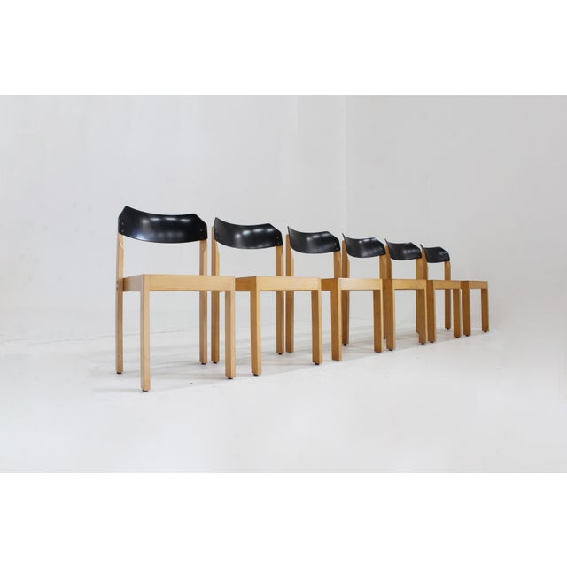 Vintage Stackable Dining Chairs, 1970s, Set of 6 For Sale - Image 11 of 11