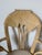 1980s Vintage Boho Chic Coastal Rattan & Leather-Wrapped Dining Chairs – Set of 4 For Sale - Image 5 of 12