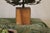 Pair of Vintage Italian Toleware Metal and Wood Fern Candle Holders For Sale - Image 4 of 7