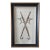 Vintage Chinese Hook Swords Set of 2 Framed For Sale