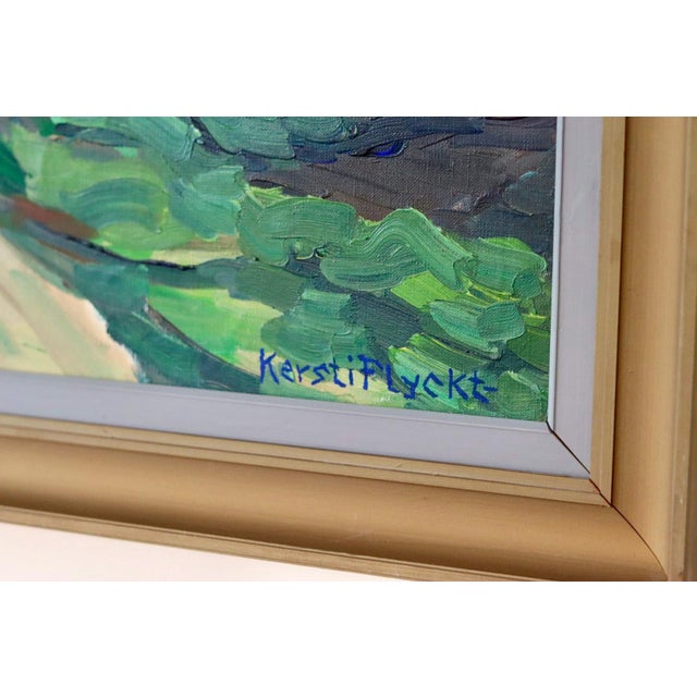 Kersti Flyckt, Clearing, 1960s, Oil on Canvas, Framed For Sale - Image 5 of 9