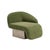 Set of 2 Right Arm and Left Arm Accent Chairs , Lounge Chairs in Green For Sale In Los Angeles - Image 6 of 9