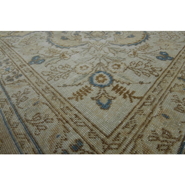 1970s Vintage Persian Handknotted Wool Orange Oversize Area Rug For Sale - Image 11 of 11