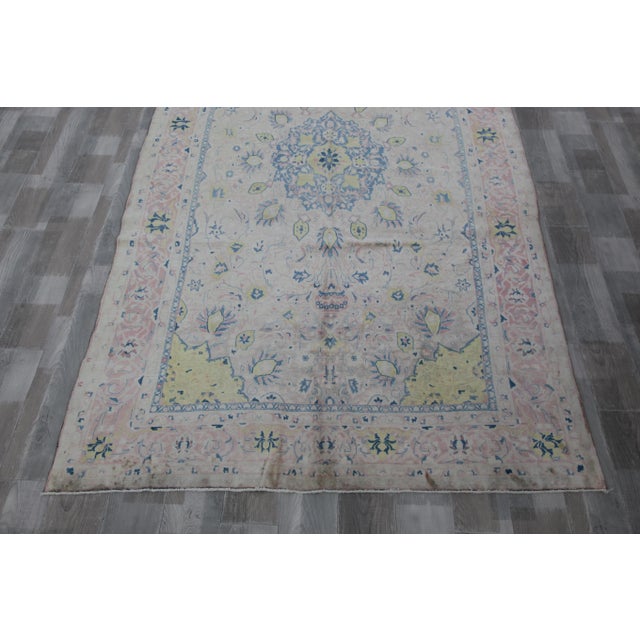 1930s 1930s Muted Tone Tribal Rug For Sale - Image 5 of 13