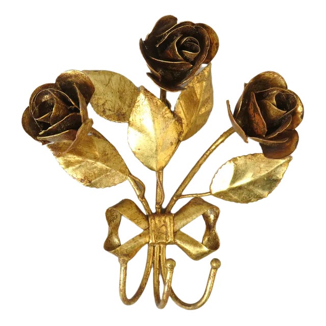 Small Florentine Style Wall Hook, 1970s For Sale