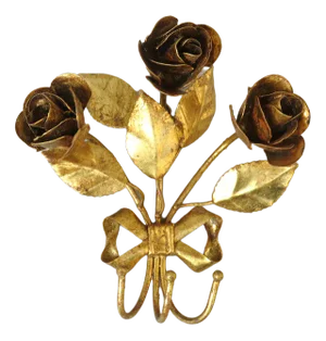 Small Florentine Style Wall Hook, 1970s