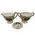 Metal Vintage Homer Laughlin Eggshell Georgian Tea Set, 22-Karat Gold Gilt For Sale - Image 7 of 13