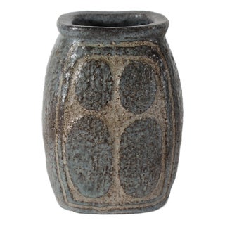 Brutalist Danish Unic Rustic Vase by Sejer, 1970s For Sale