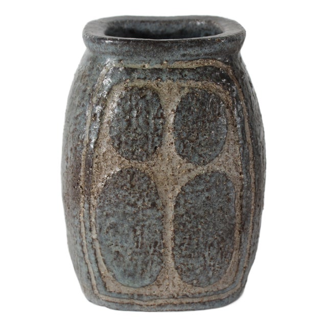Brutalist Danish Unic Rustic Vase by Sejer, 1970s For Sale