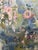 Häcker Johannes, Hollyhocks Church Summer, 1922, Gouache and Watercolor For Sale - Image 7 of 13