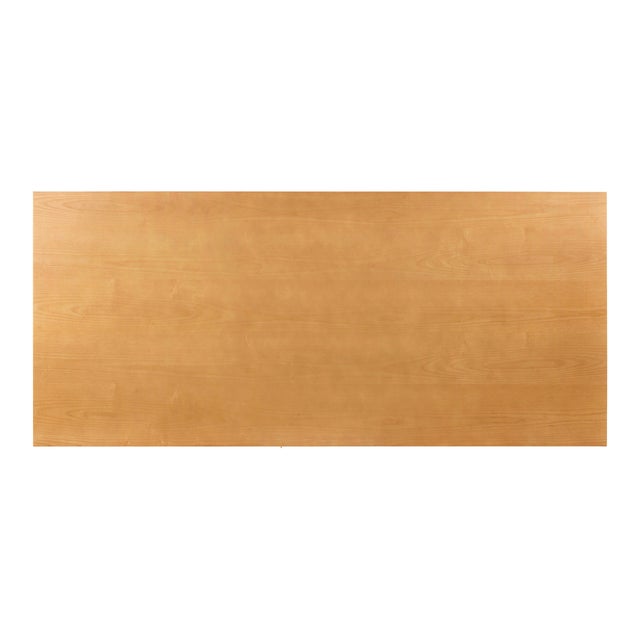 Wood Nolan Natural Wood Dining Table For Sale - Image 7 of 9