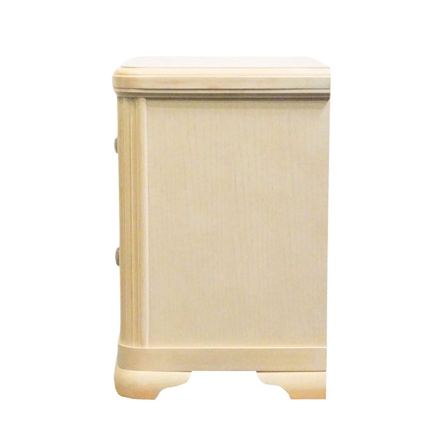 Century Furniture Cashmere Collection Contemporary Coastal Pickled Wood 28" Nightstand For Sale - Image 12 of 12